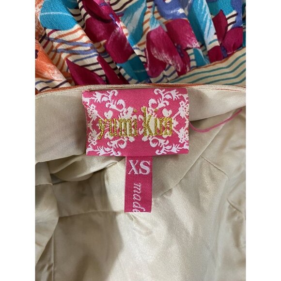 Yumi Kim Top‎ 100% Silk Floral Size XS Party Wedding Feminine - Picture 4 of 9